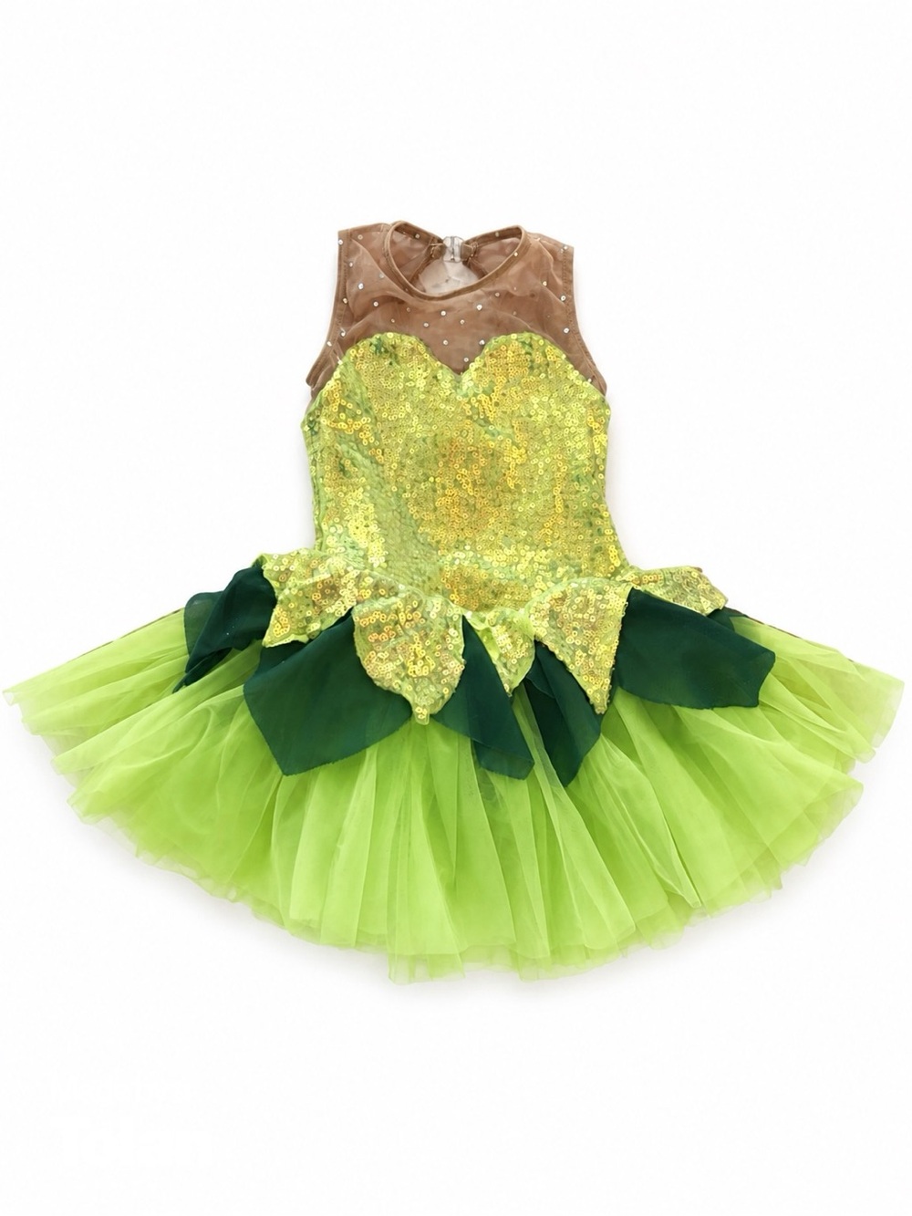 Wish Green Sequin Tutu Fairy Dress